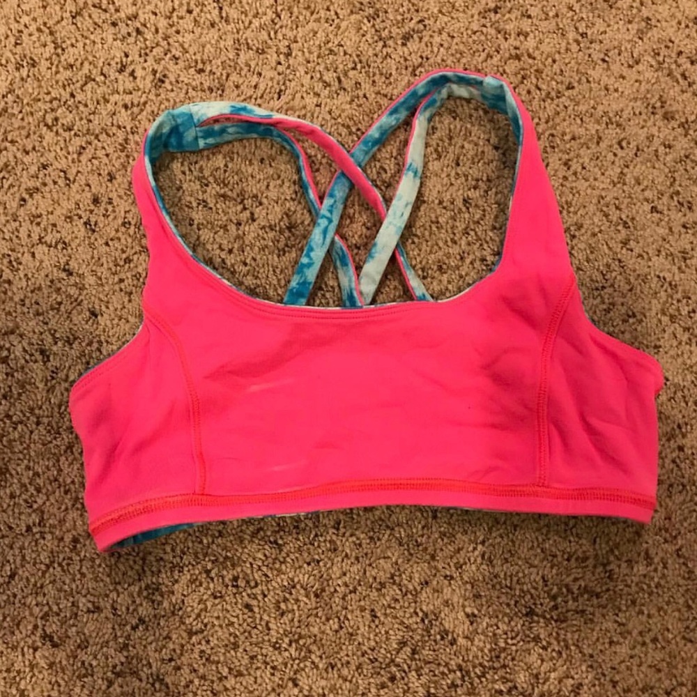 REVERSIBLE PINK/BLUE BRA